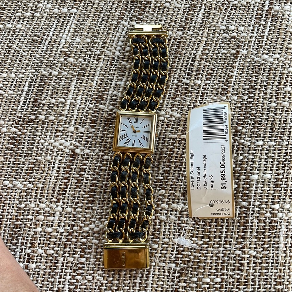Vintage Chanel mademoiselle watch